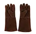 brown welding gloves